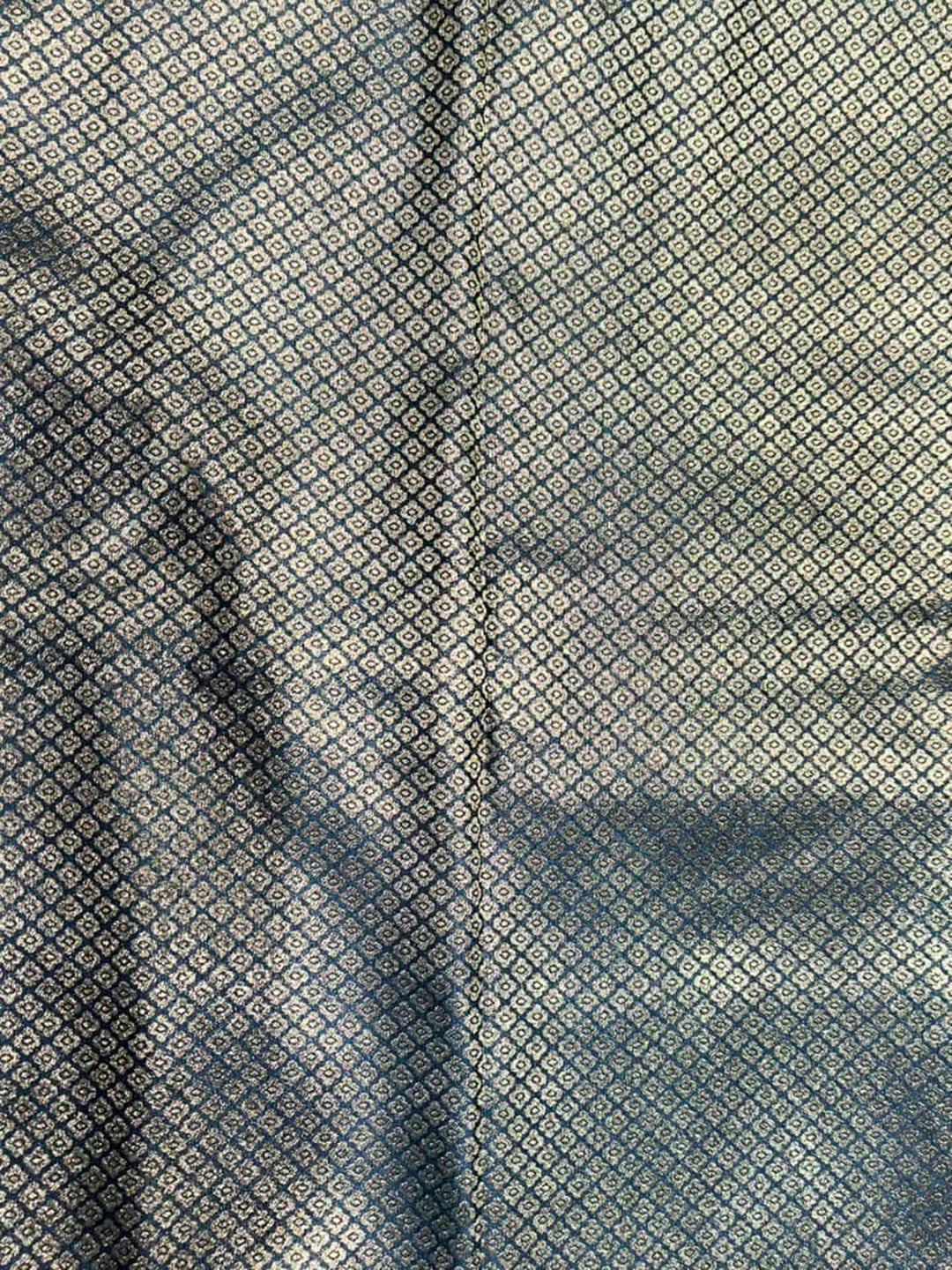 Dark Blue Woven Design Art Silk Kanjivaram Saree