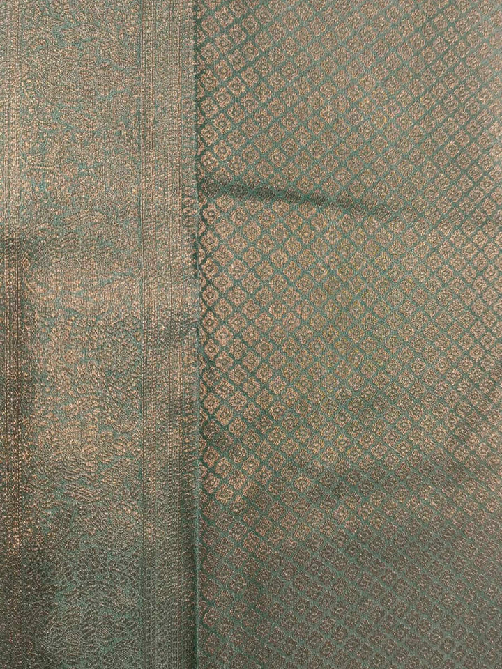 Light Green Woven Design Art Silk Kanjivaram Saree