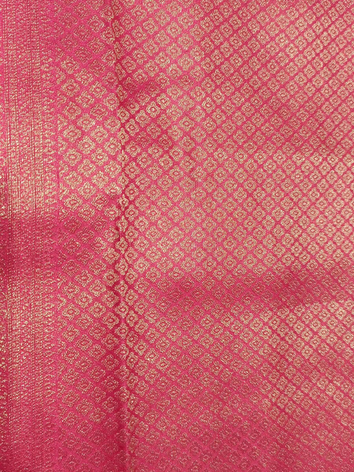 Pink Woven Design Art Silk Kanjivaram Saree
