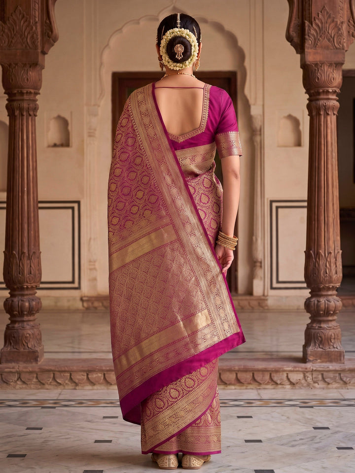 Rani Woven Design Art Silk Kanjivaram Saree