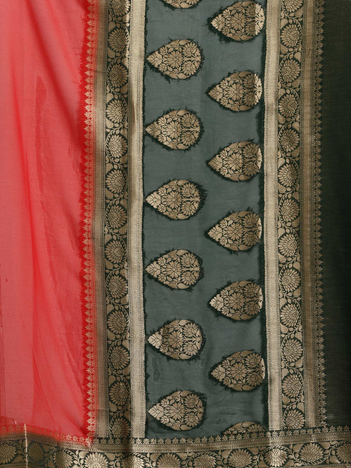 Plain Georgette Saree