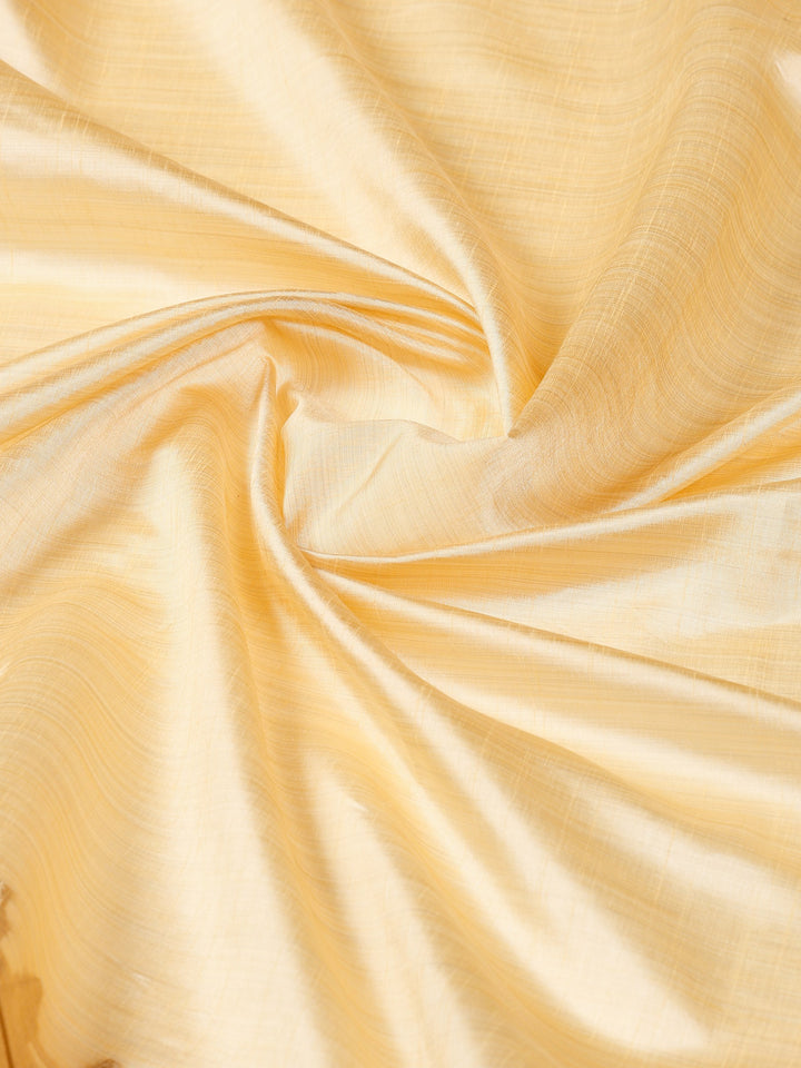 Beige Woven Design Art Silk Saree