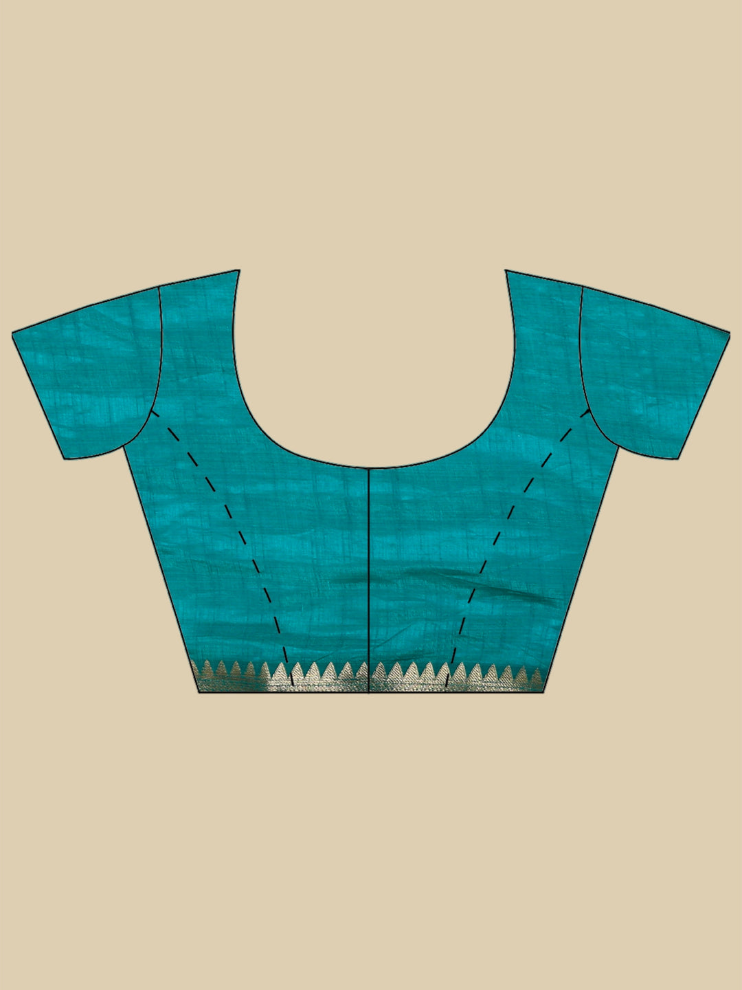 Lake Blue Woven Design Art Silk Saree