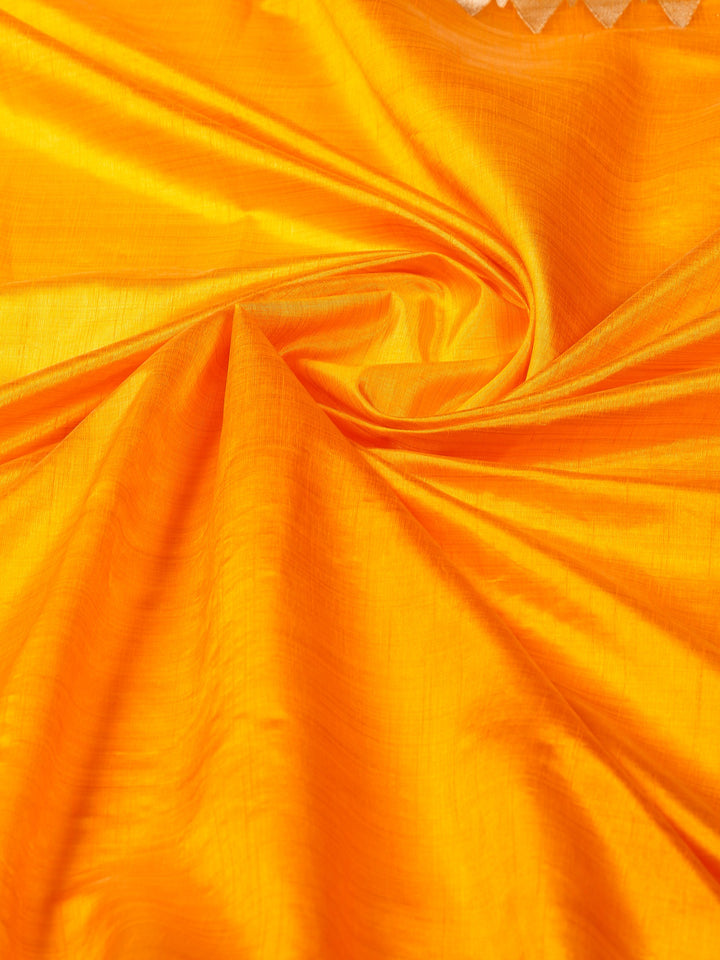 Mustard Woven Design Art Silk Saree