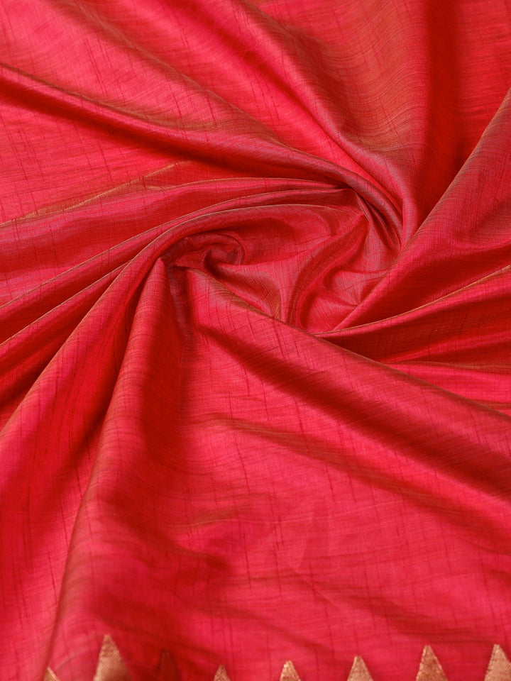 Wine Woven Design Art Silk Saree