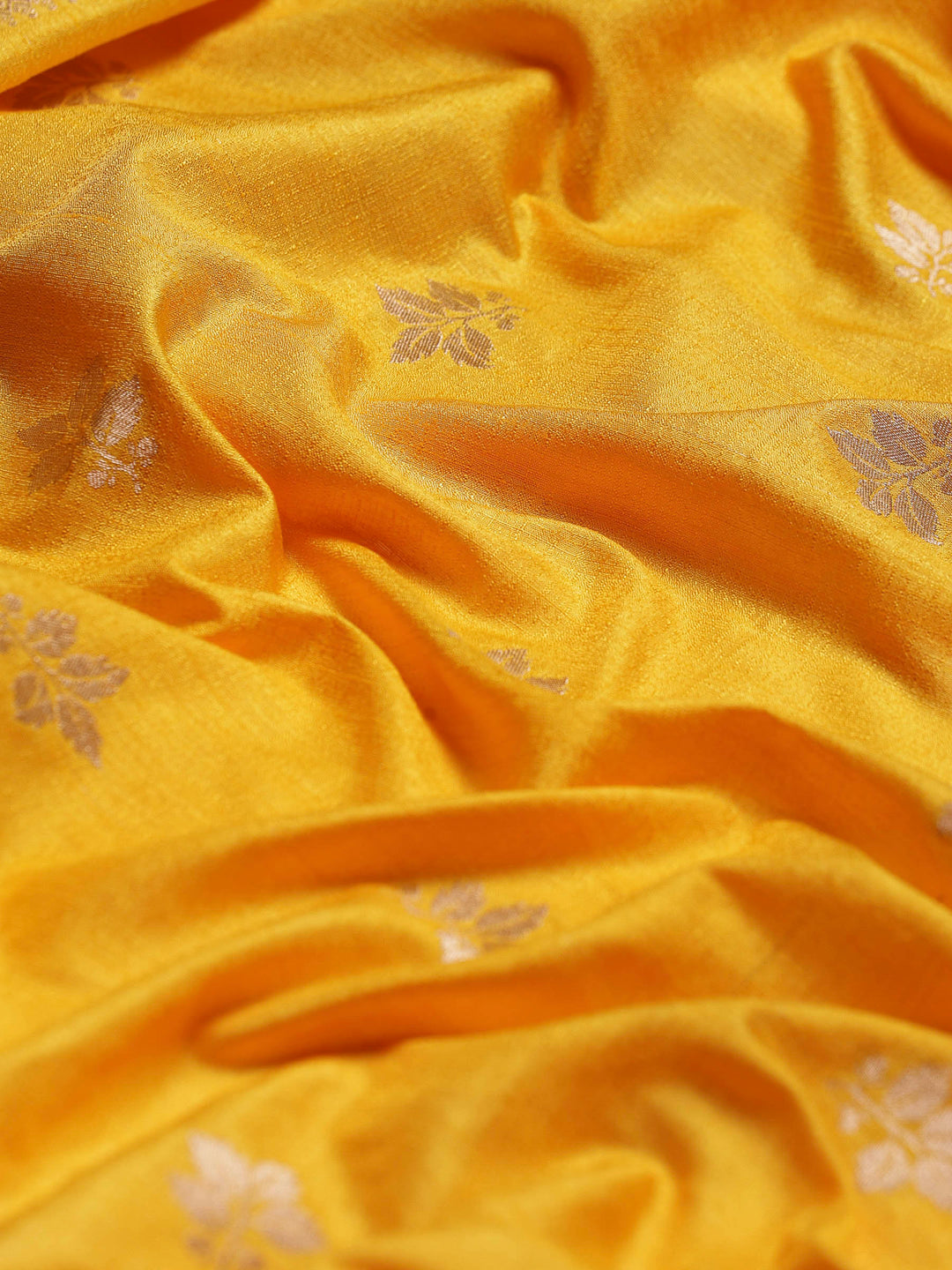 Mustard Woven Design Art Silk Saree