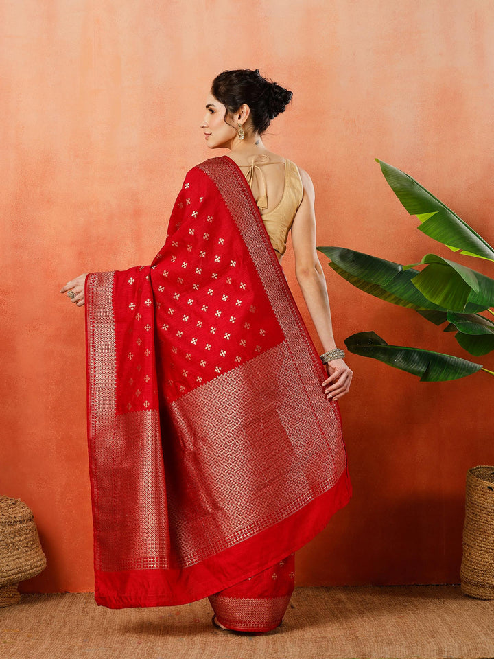 Woven Design Tussar Silk Saree