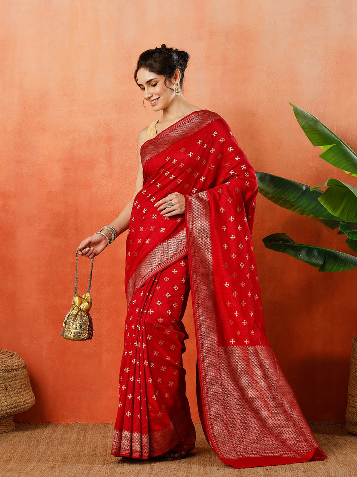 Woven Design Tussar Silk Saree