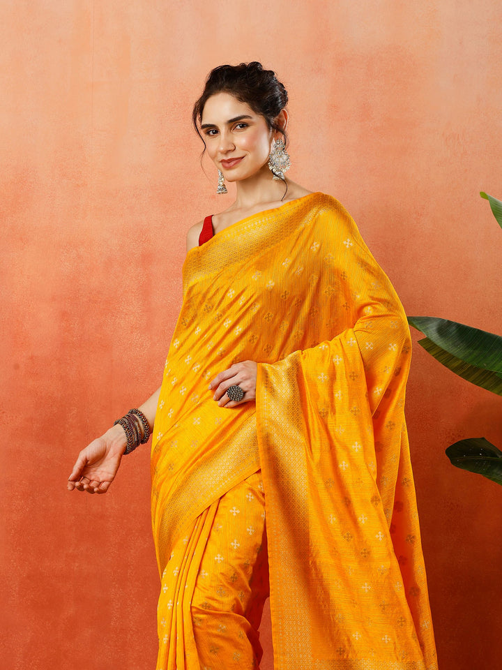 Woven Design Tussar Silk Saree