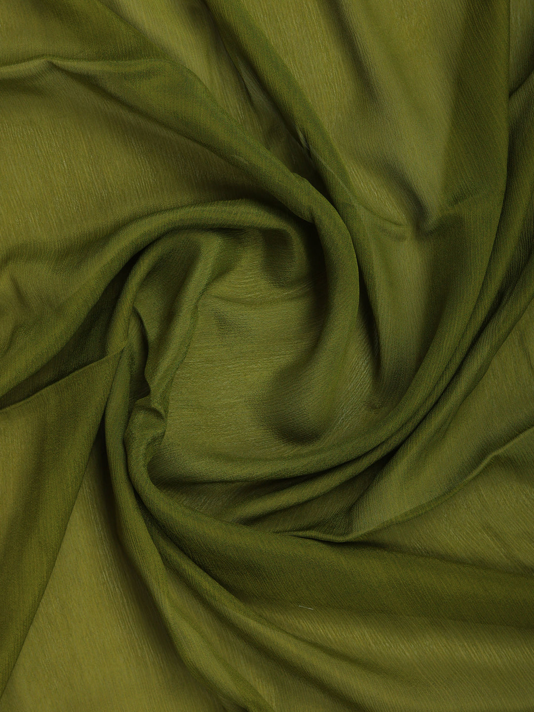 Mehndi Zari Work Chiffon Saree