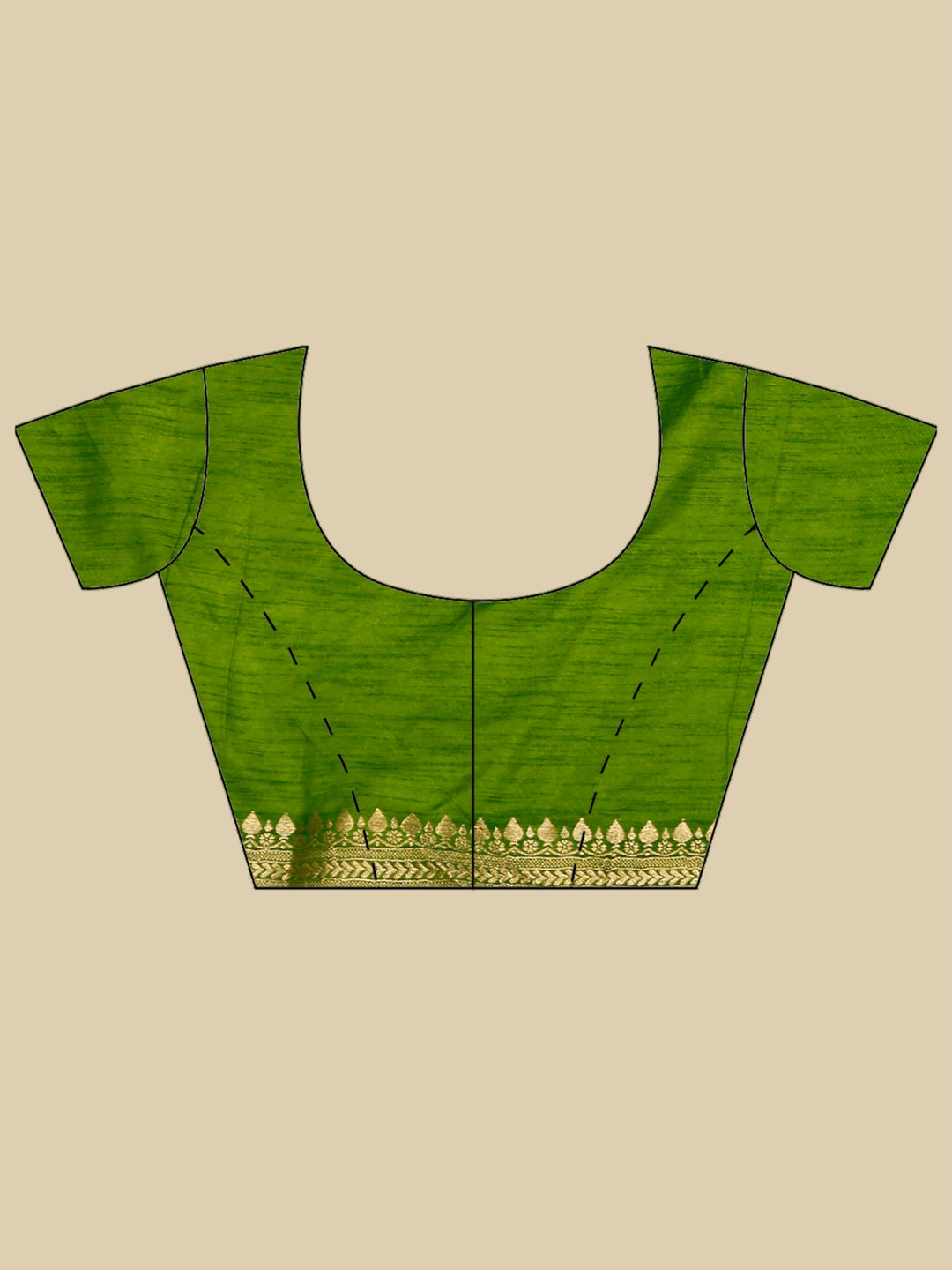Green Woven Design Art Silk Saree