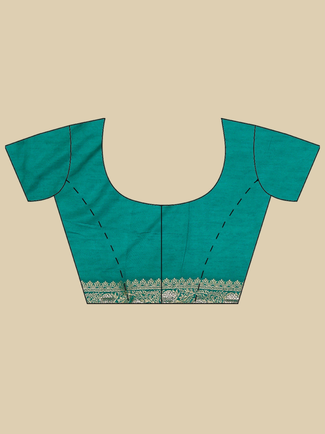Green Woven Design Art Silk Saree