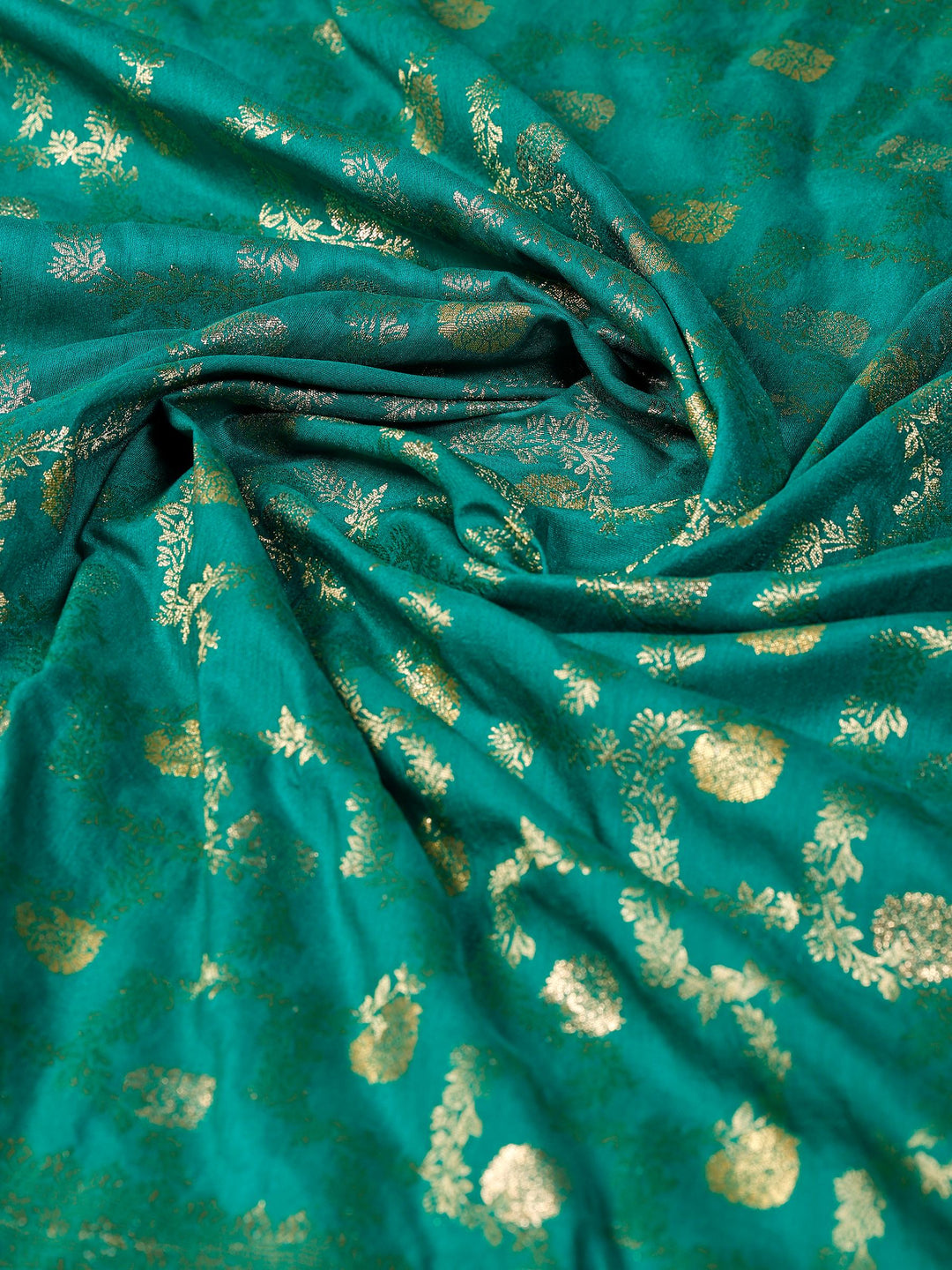 Green Woven Design Art Silk Saree