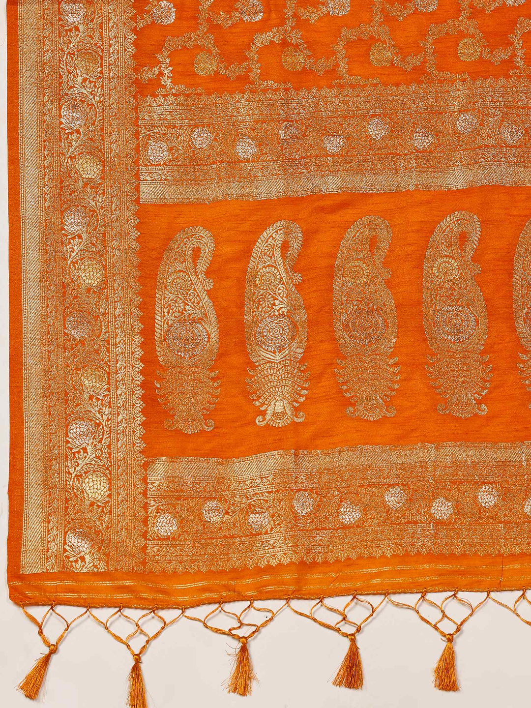 Mustard Woven Design Art Silk Saree