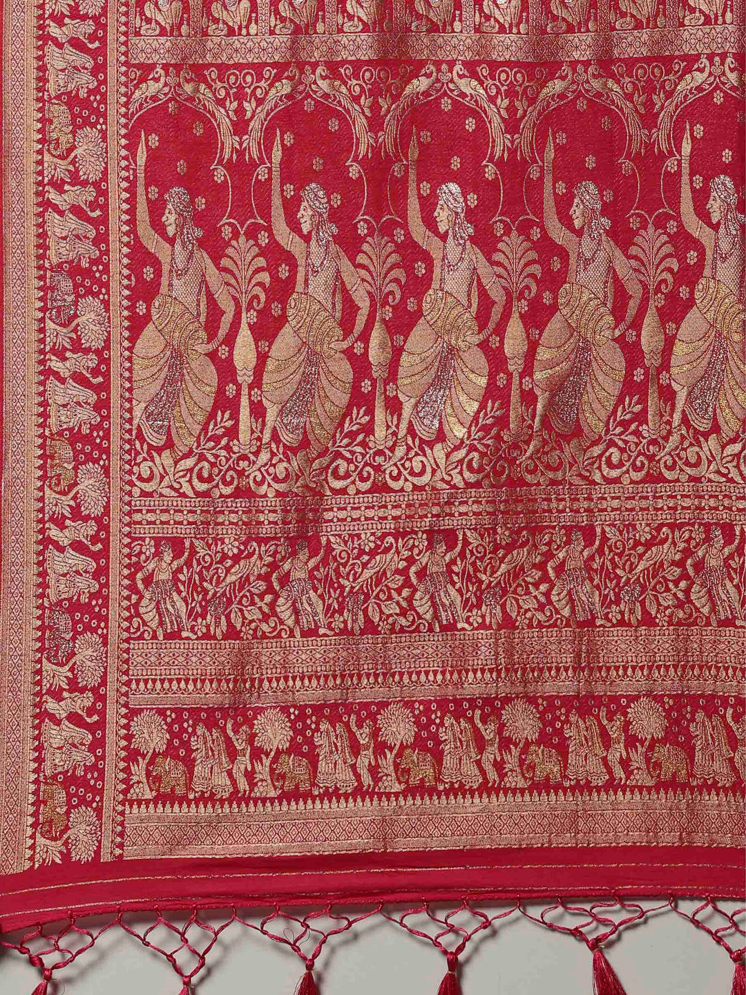 Rani Woven Design Art Silk Saree