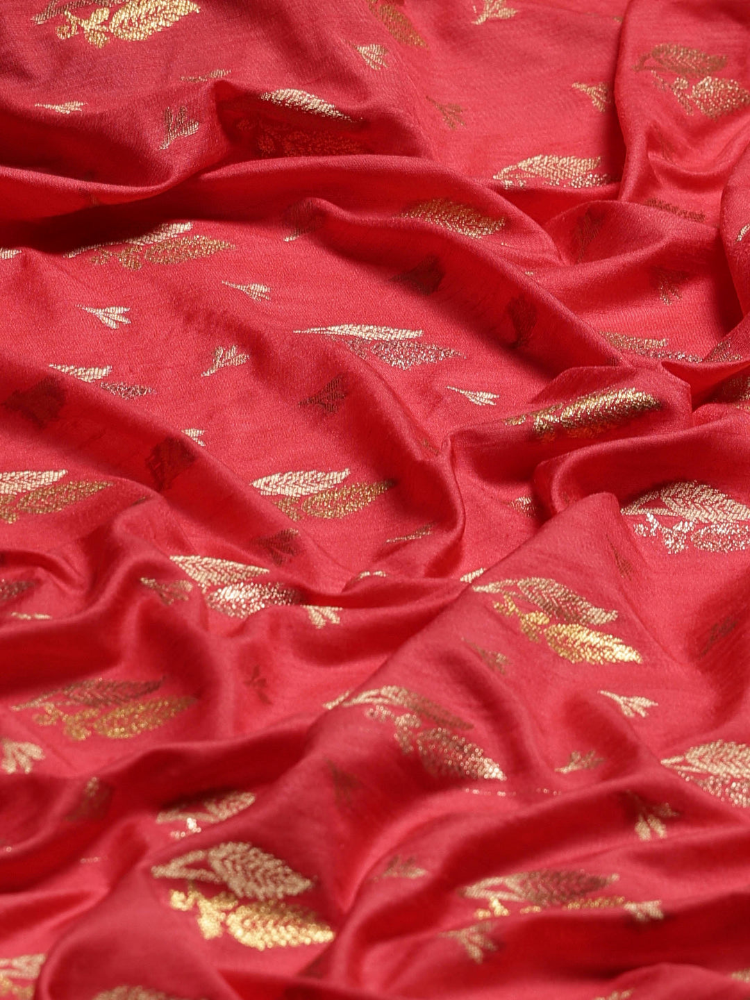 Pink Woven Design Art Silk Saree