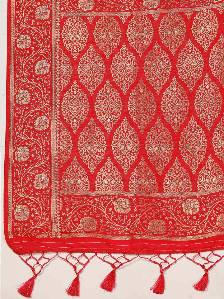 Rani Woven Design Art Silk Saree