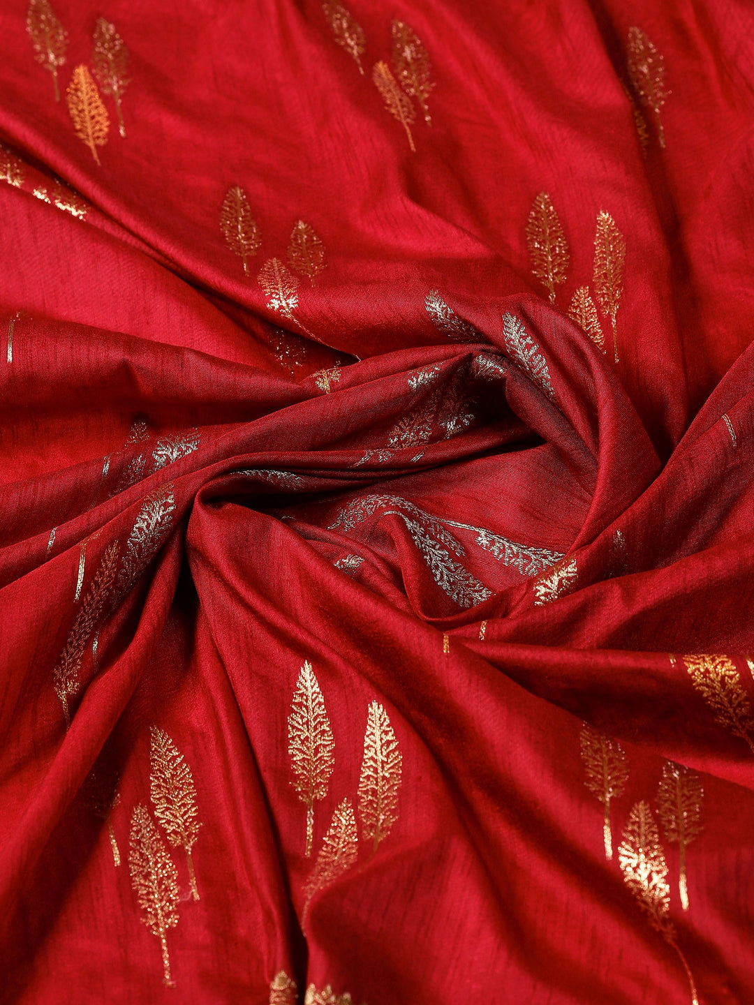 Wine Woven Design Art Silk Saree