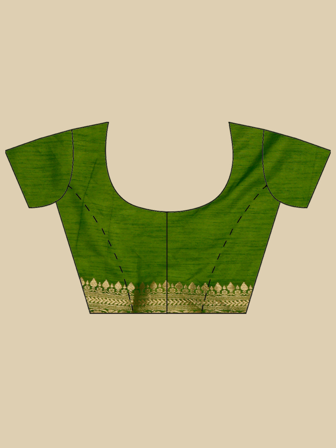 Green Woven Design Art Silk Saree