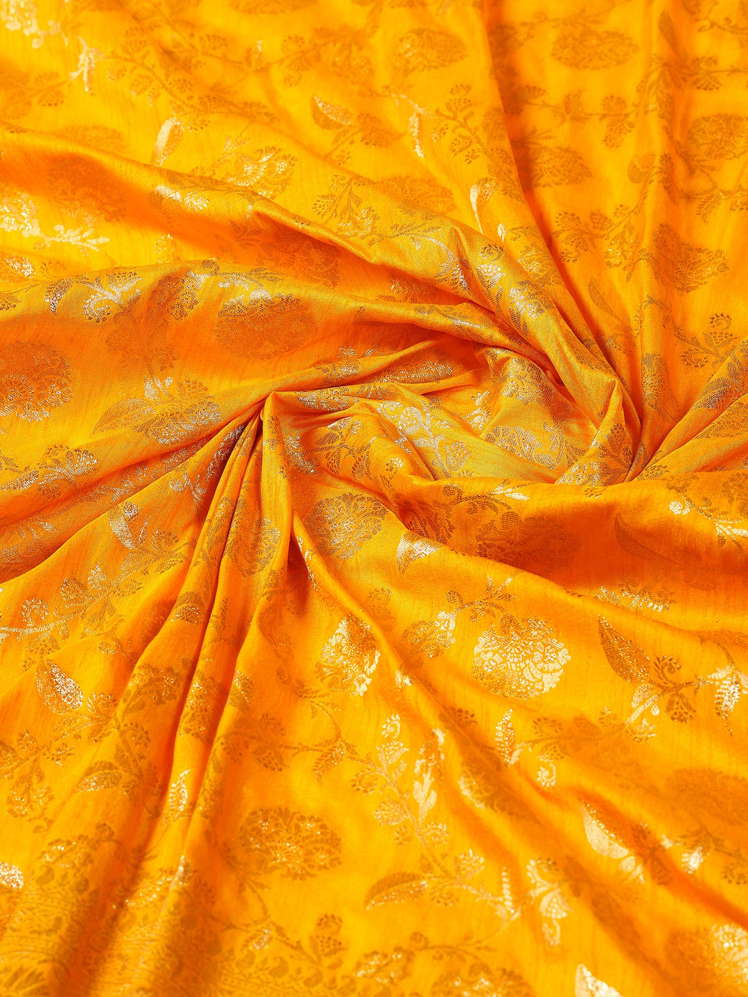 Mustard Woven Design Art Silk Saree