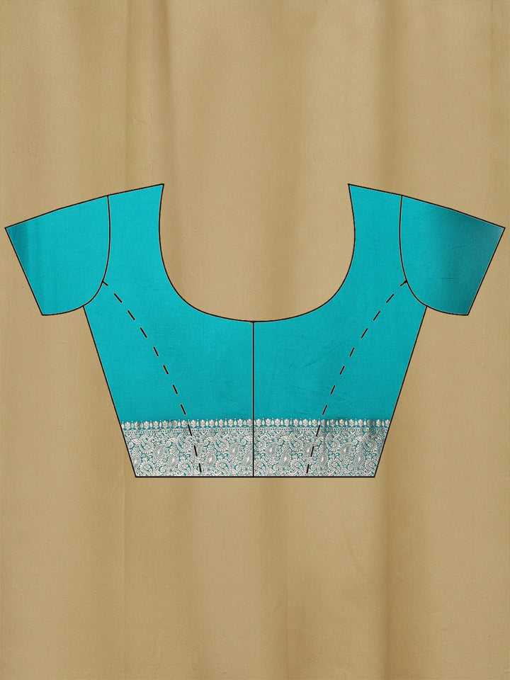 Zari Border Booti Handloom Woven Saree