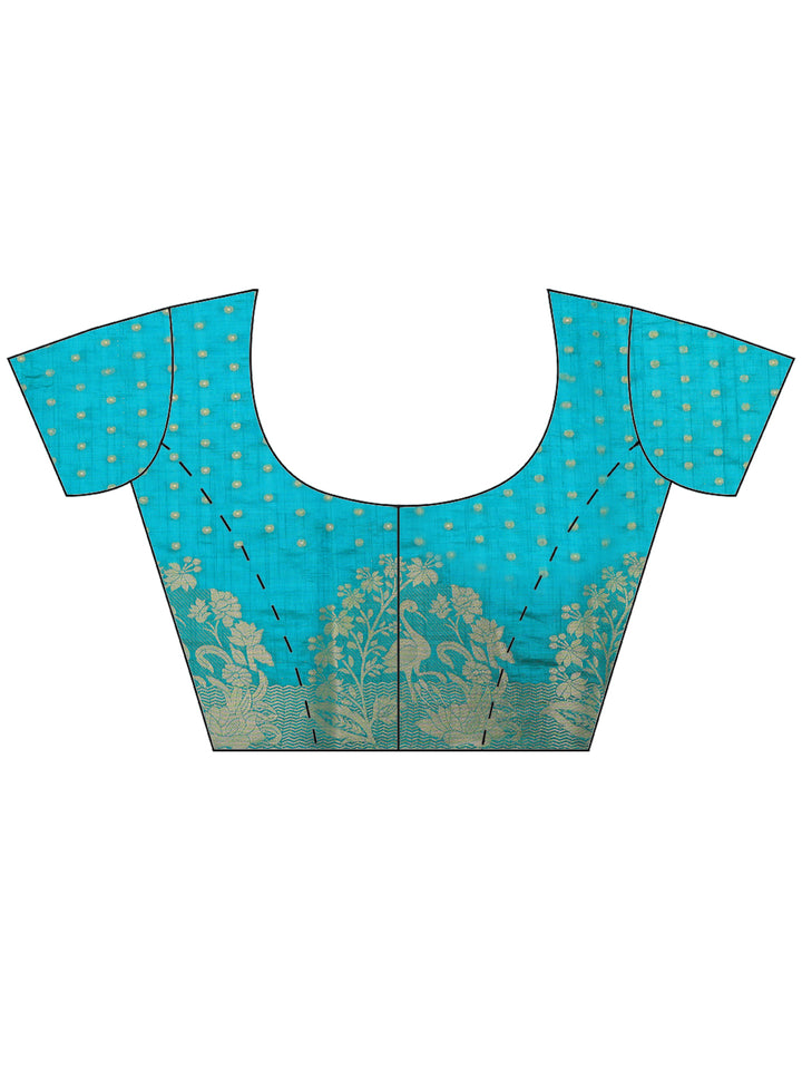 Woven Booti Art Silk Saree