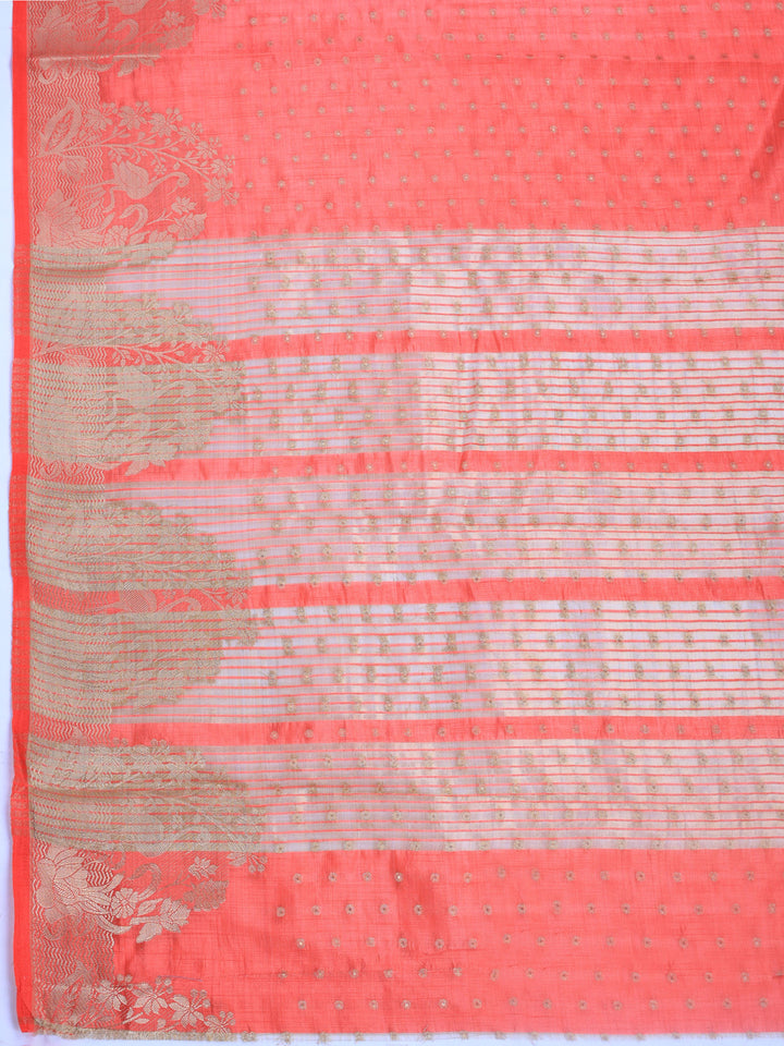 Woven Booti Art Silk Saree