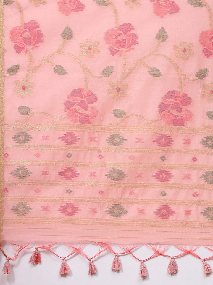 Woven Design Tussar Silk Saree