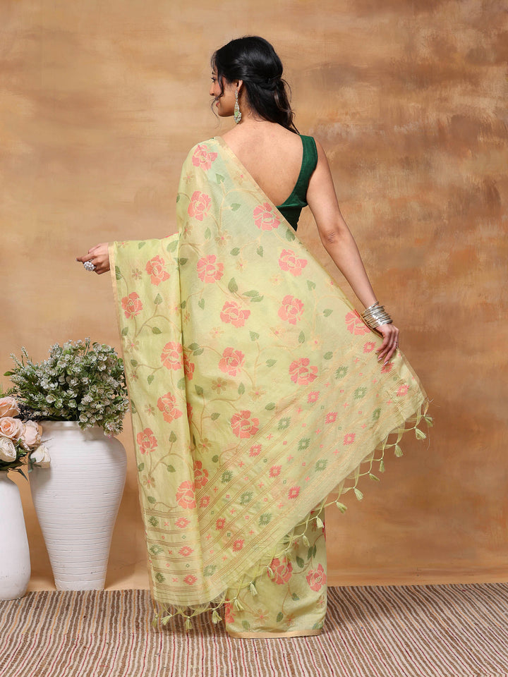 Woven Design Tussar Silk Saree