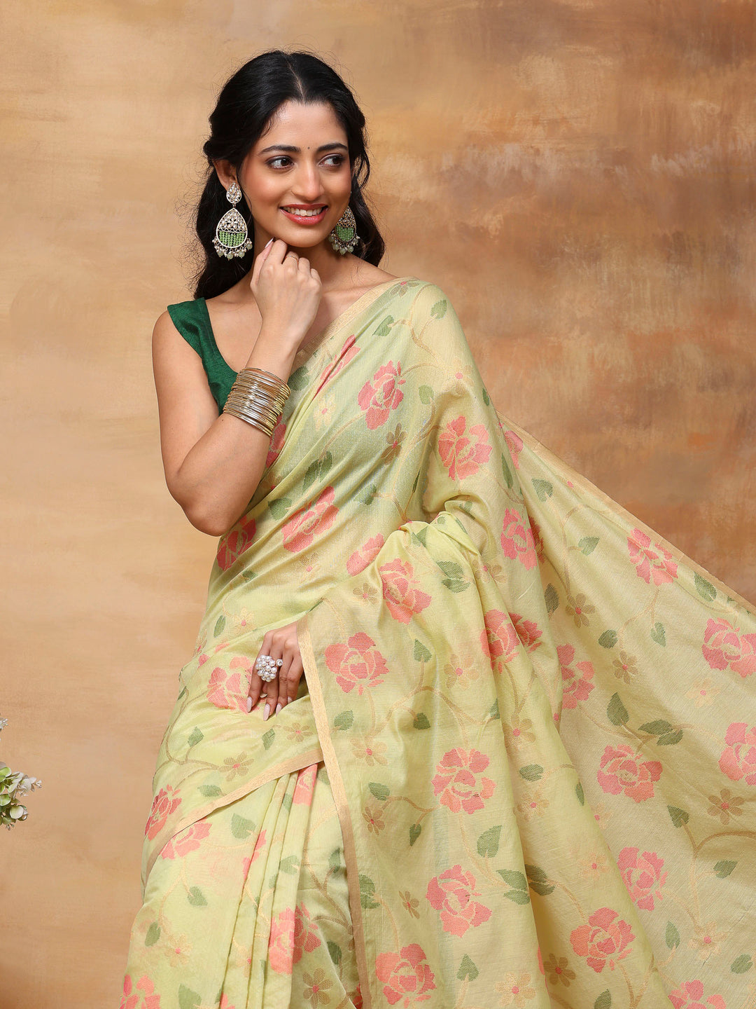 Woven Design Tussar Silk Saree