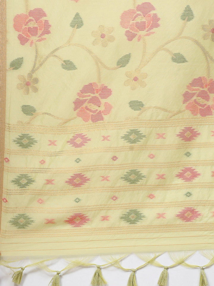 Woven Design Tussar Silk Saree