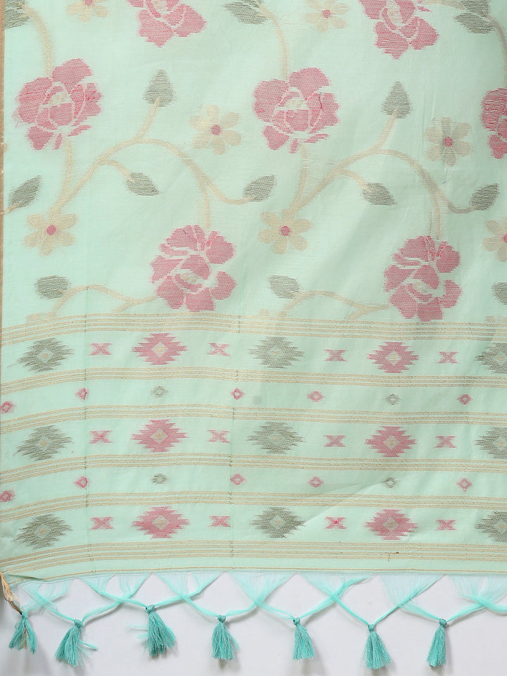 Woven Design Tussar Silk Saree