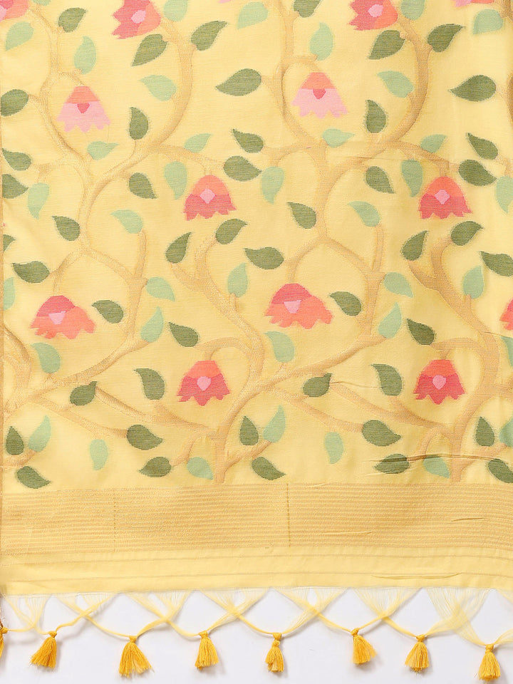 Woven Design Tussar Silk Saree