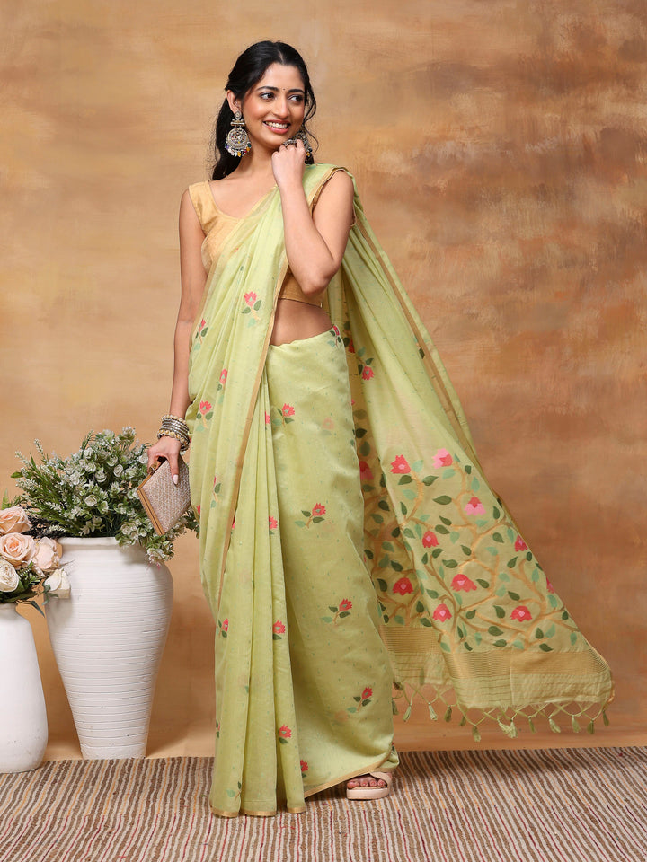 Woven Design Tussar Silk Saree