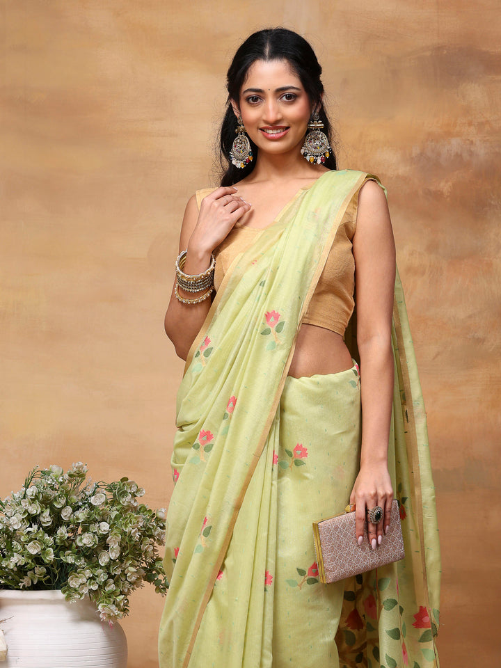 Woven Design Tussar Silk Saree