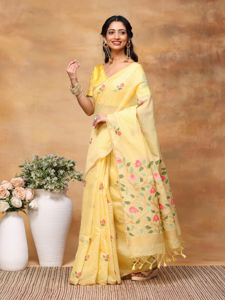 Woven Design Tussar Silk Saree