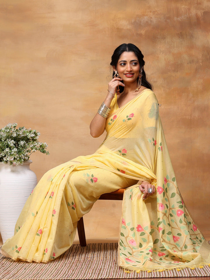 Woven Design Tussar Silk Saree
