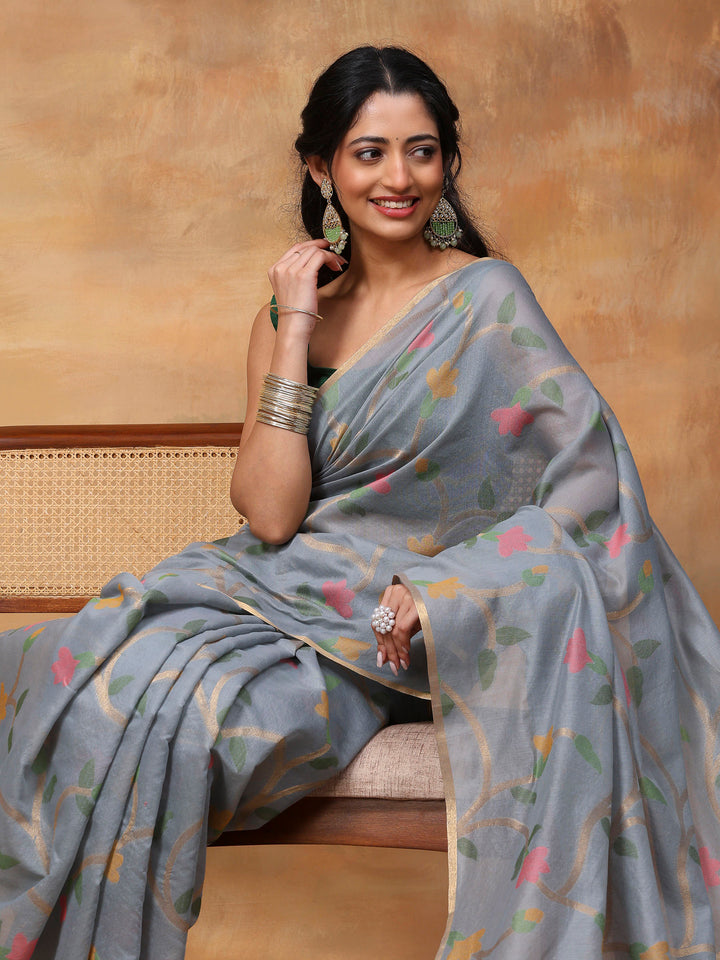 Woven Design Tussar Silk Saree