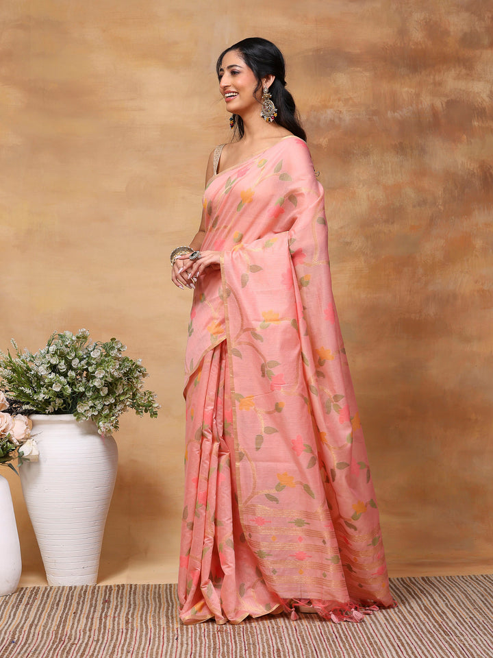 Woven Design Tussar Silk Saree