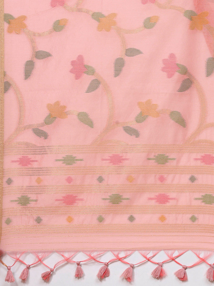 Woven Design Tussar Silk Saree