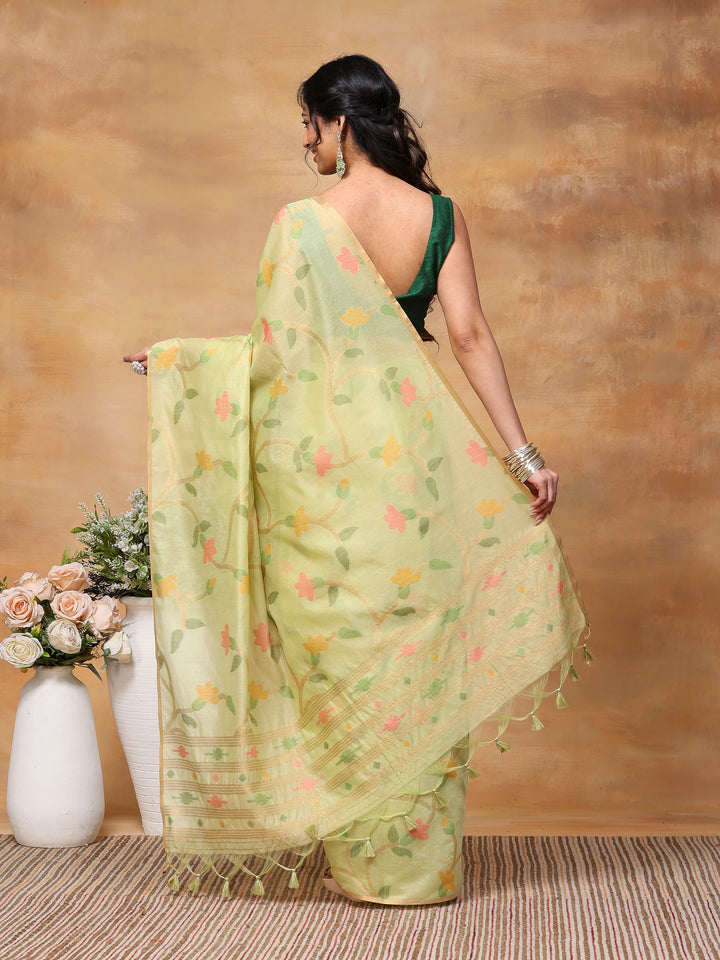 Woven Design Tussar Silk Saree