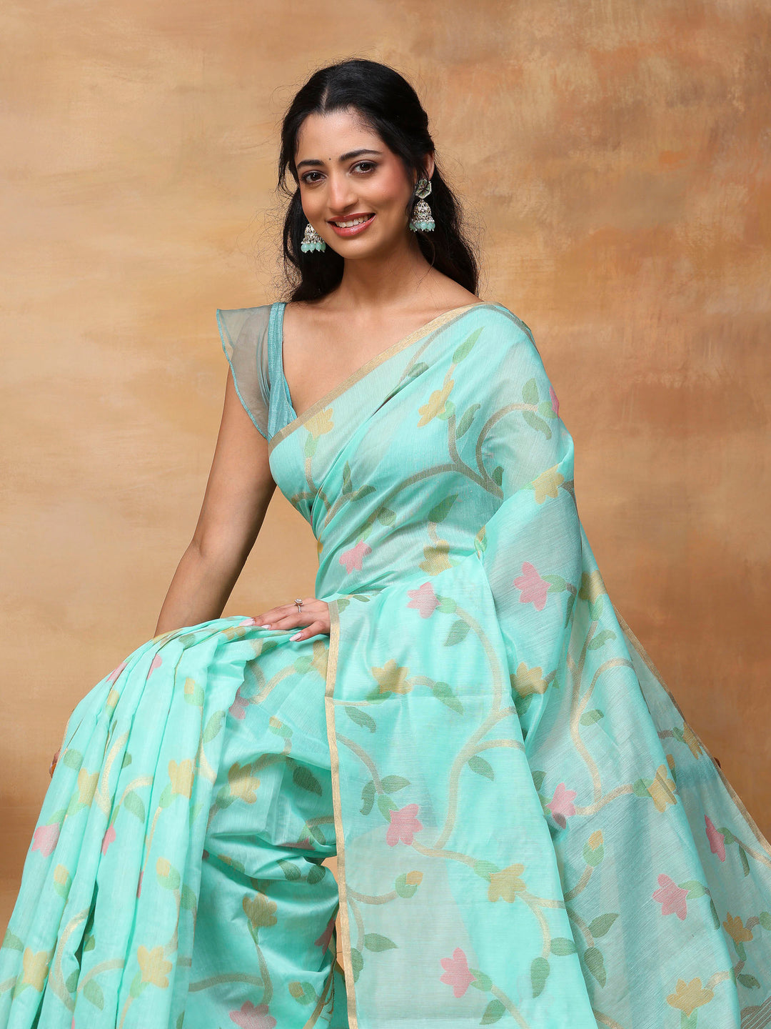 Woven Design Tussar Silk Saree