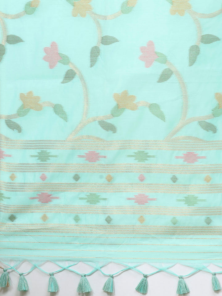 Woven Design Tussar Silk Saree
