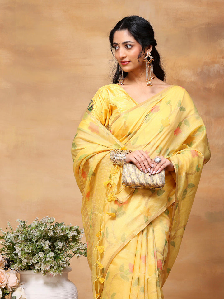 Woven Design Tussar Silk Saree
