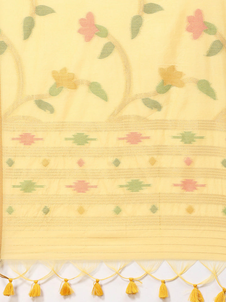 Woven Design Tussar Silk Saree