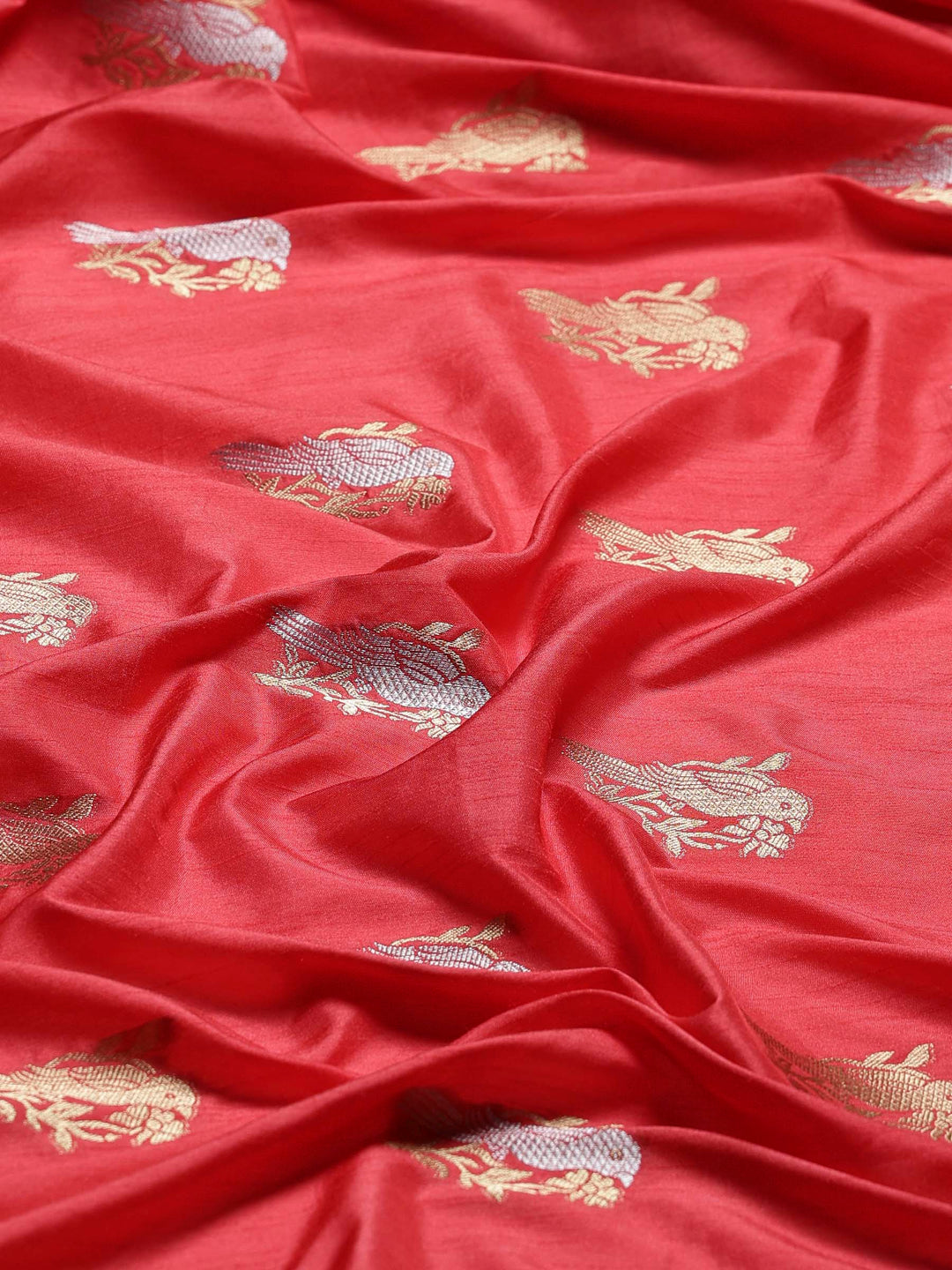 Pink Woven Design Art Silk Saree