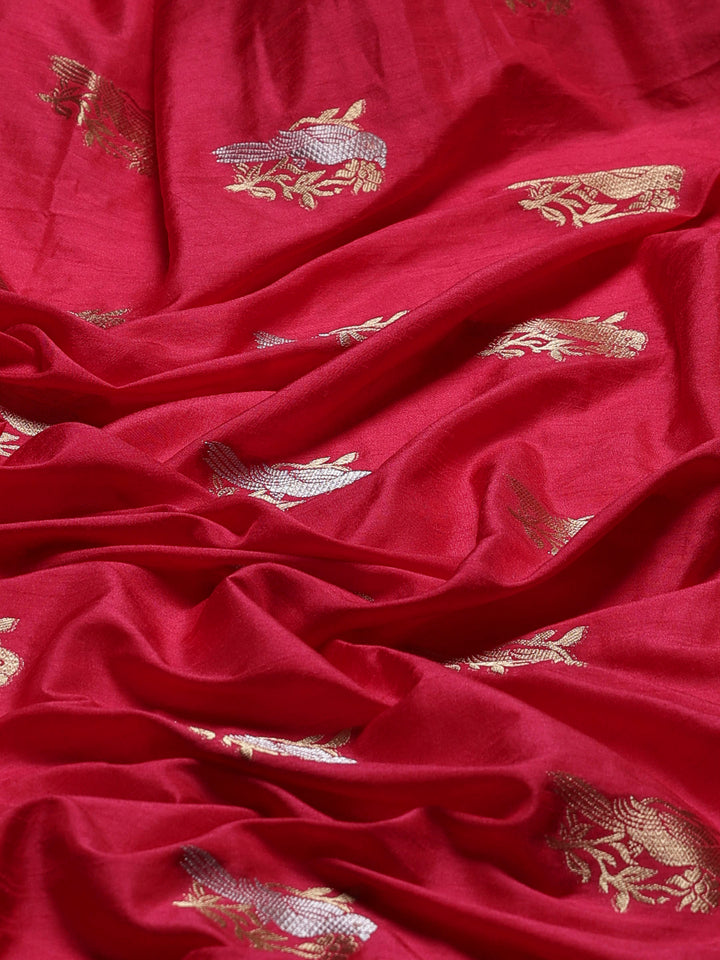 Rani Woven Design Art Silk Saree