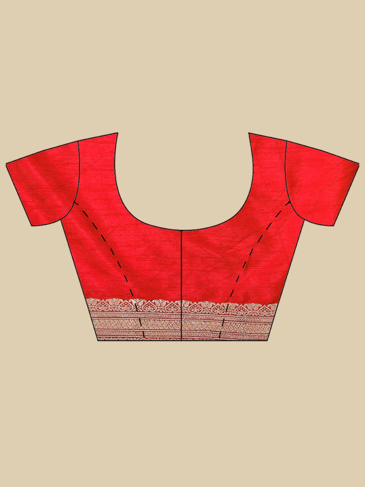 Wine Woven Design Art Silk Saree