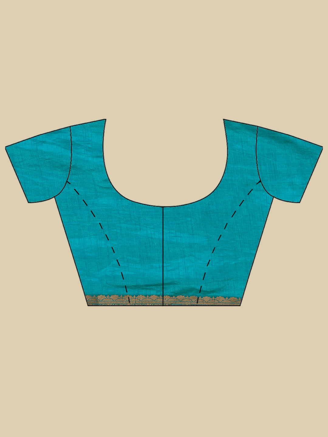 Lake Blue Woven Design Art Silk Saree