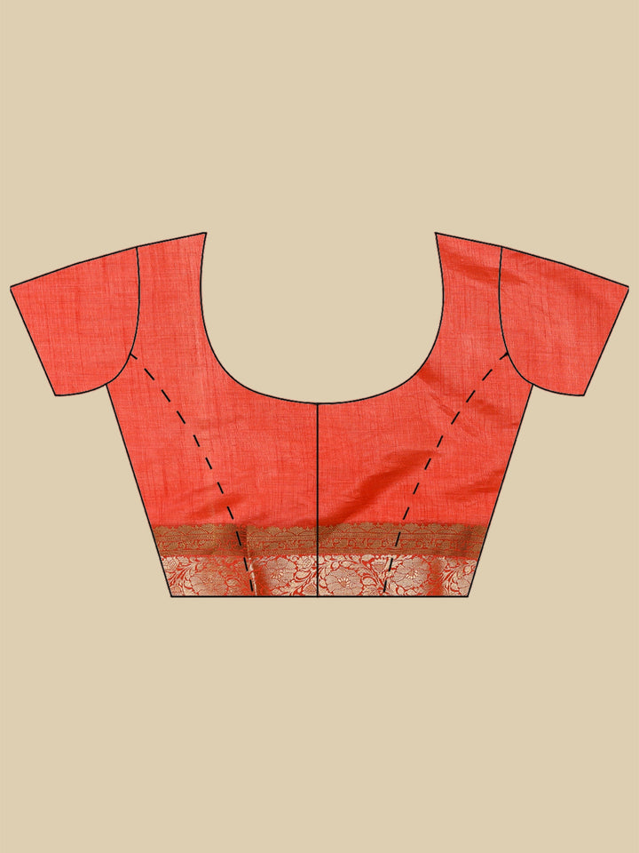 Pink Woven Design Art Silk Saree